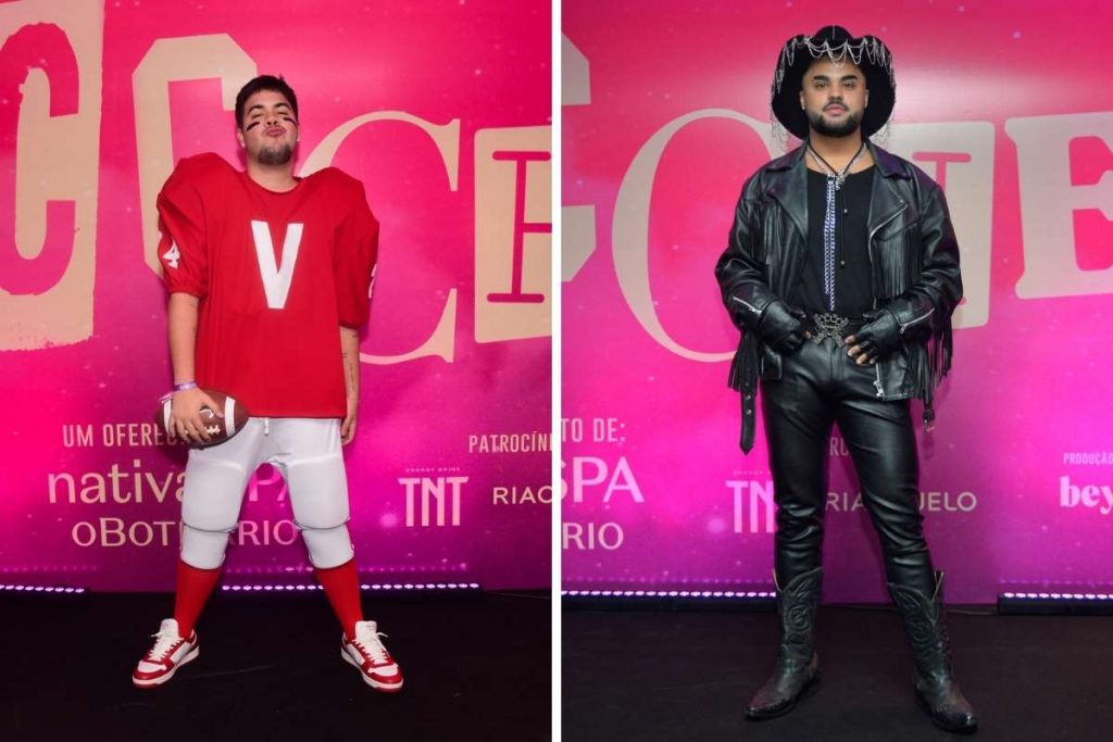 Álvaro e Lucas Guedez na festa de aniversário de Rafa Uccman