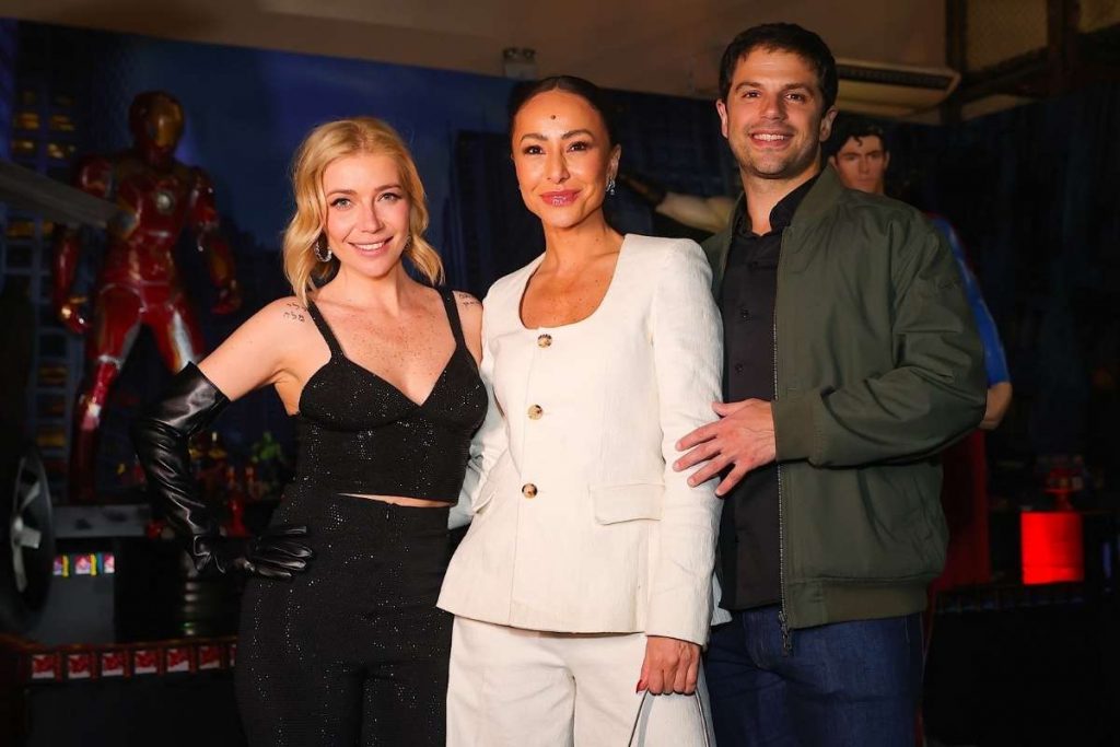 Luiza Possi com Sabrina e Duda