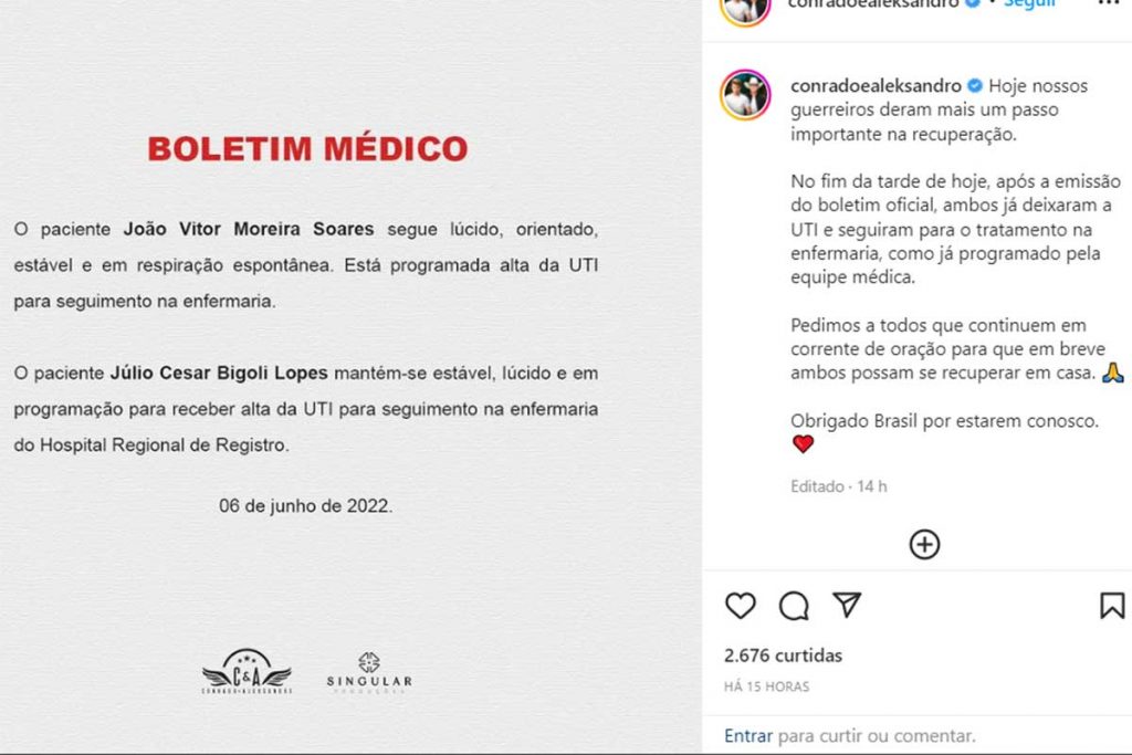 Boletim médico Conrado