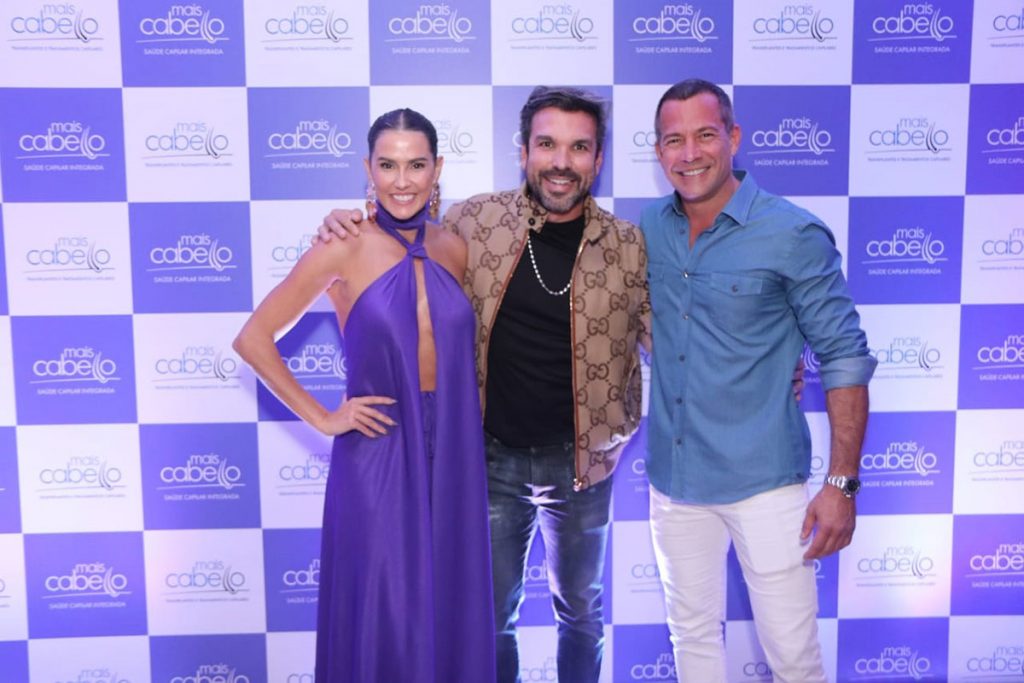 Daniel Cotrim com Deborah Secco e Malvino Salvador