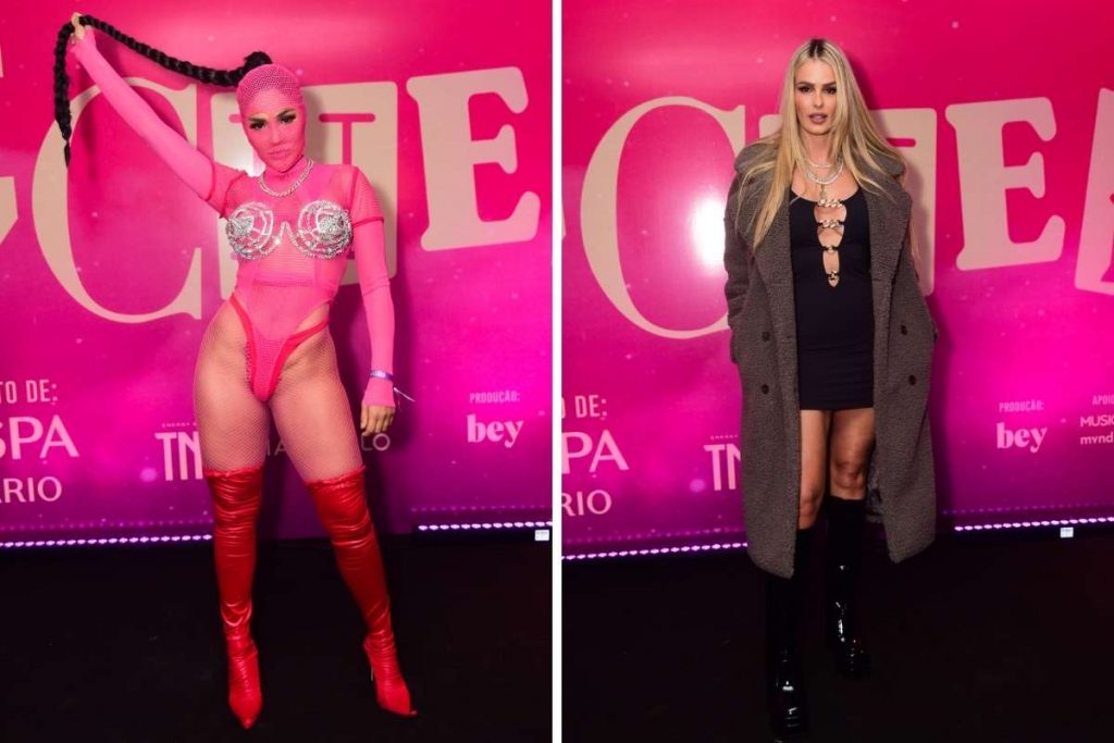 Flay e Yasmin Brunet na festa de aniversário de Rafa Uccman