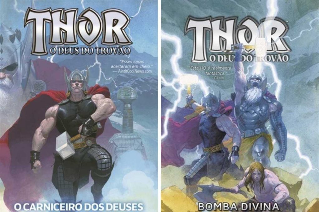 Capa dos quadrinhos de Thor