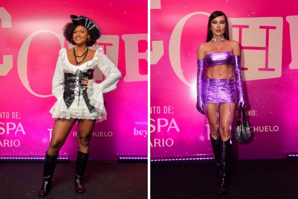 Jessilane e Thais Braz na festa de aniversário de Rafa Uccman