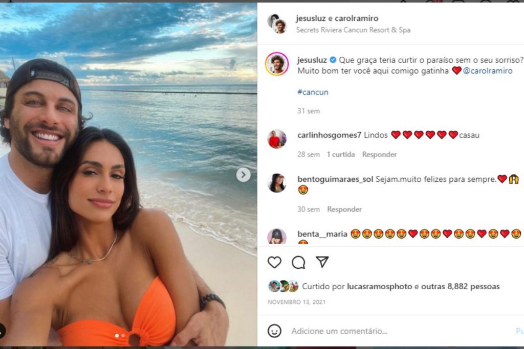 Jesus Luz e Carol Ramiro