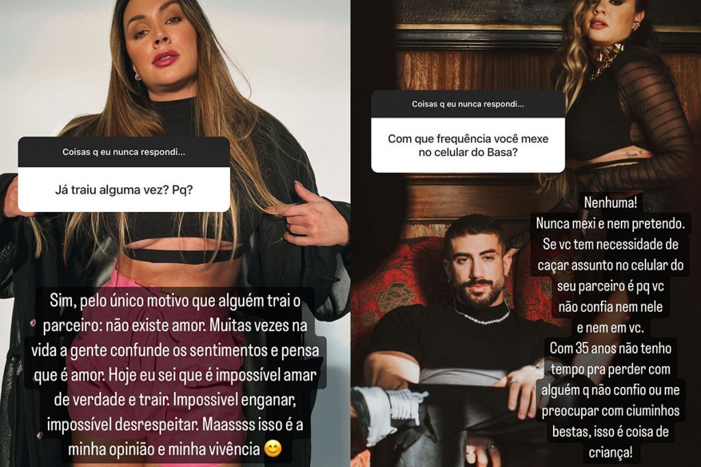 Juju Salimeni responde perguntas dos seguidores nas redes sociais