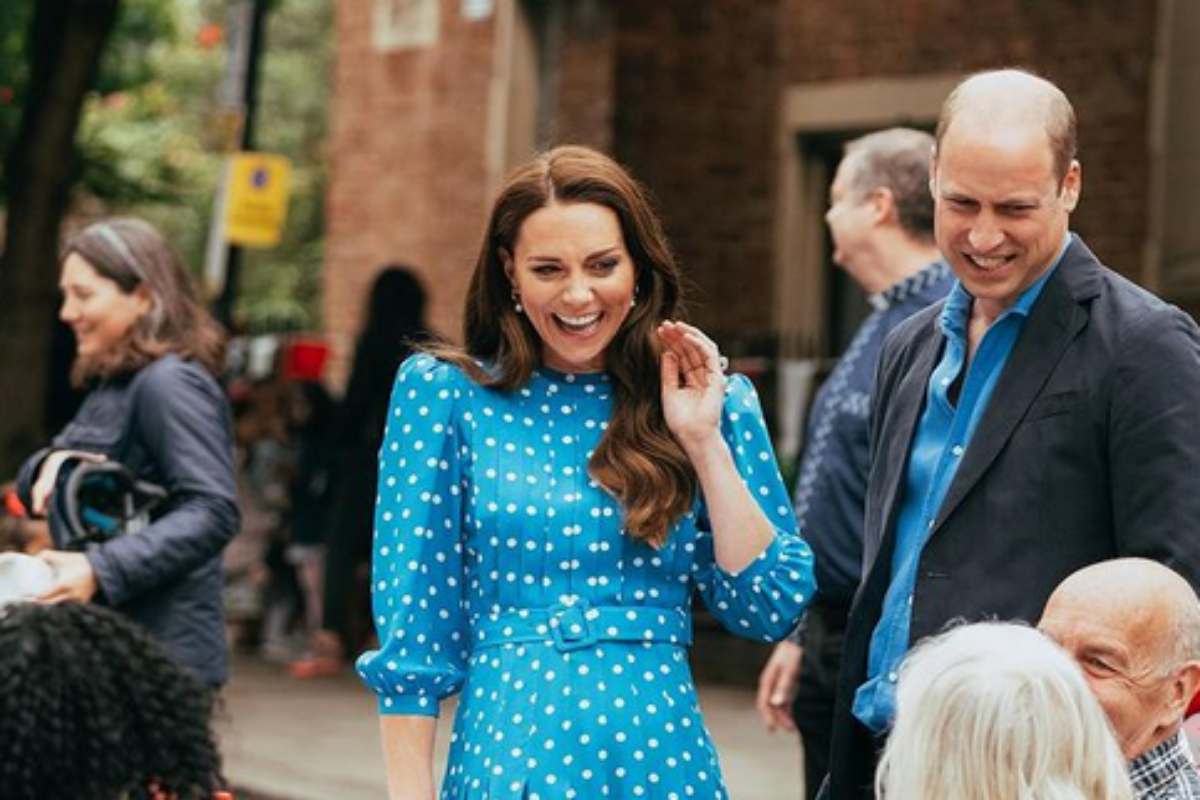 Kate Middleton e Príncipe William em evento caridoso