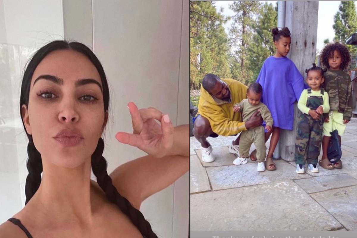 Kim Kardashian, Kanye West e os filhos