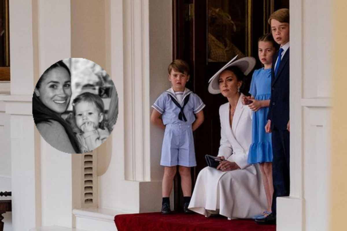 Lilibet, Meghan Markle, Kate Middleton e os filhos