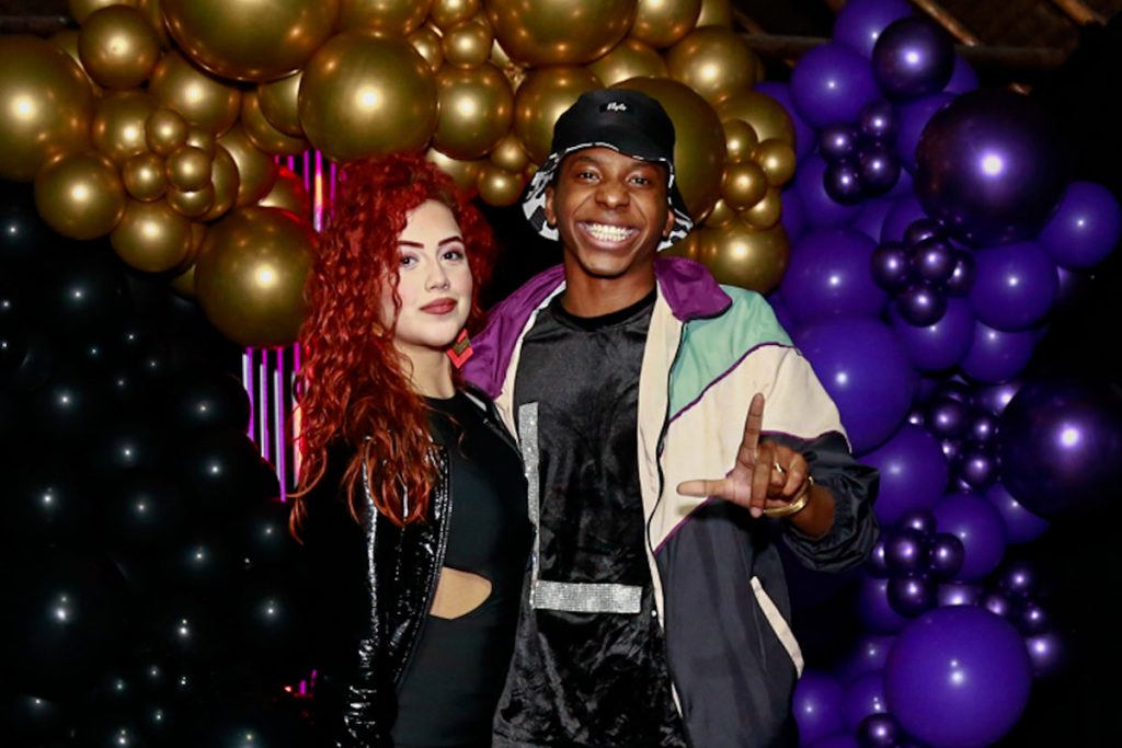 Lucas Penteado com a namorada