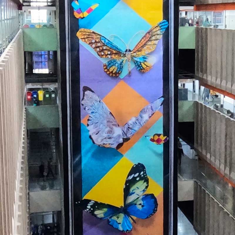 Mural "Metamorfoses", de Eduardo Kobra