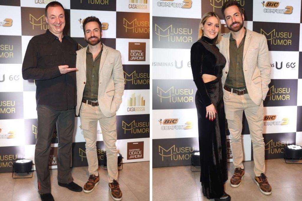 Thalles Bretas com Paulo Bonfá e Monique Alfradique