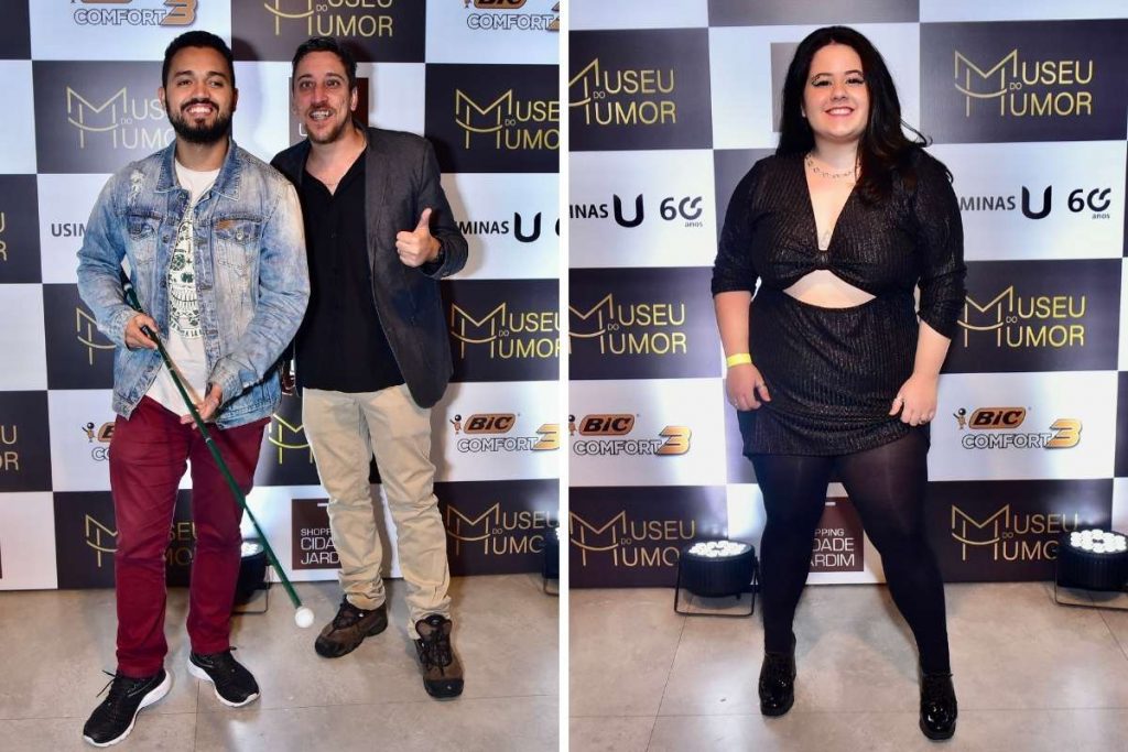 Marco Luque e Flávia Vitorino e Fábio Porchat.