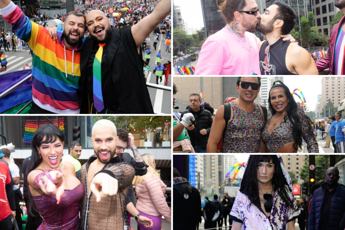 Famosos chegam para a Parada do Orgulho LGBTQIAP+ em São Paulo. Veja fotos!