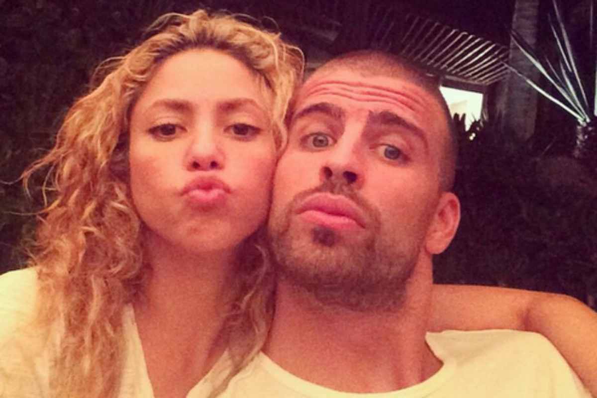 Shakira, Piqué, selfie de beijo