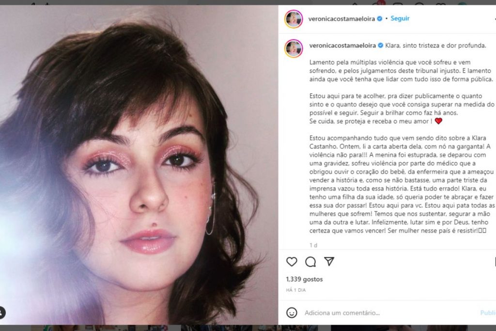 Post de Veronica Costa Klara Castanho