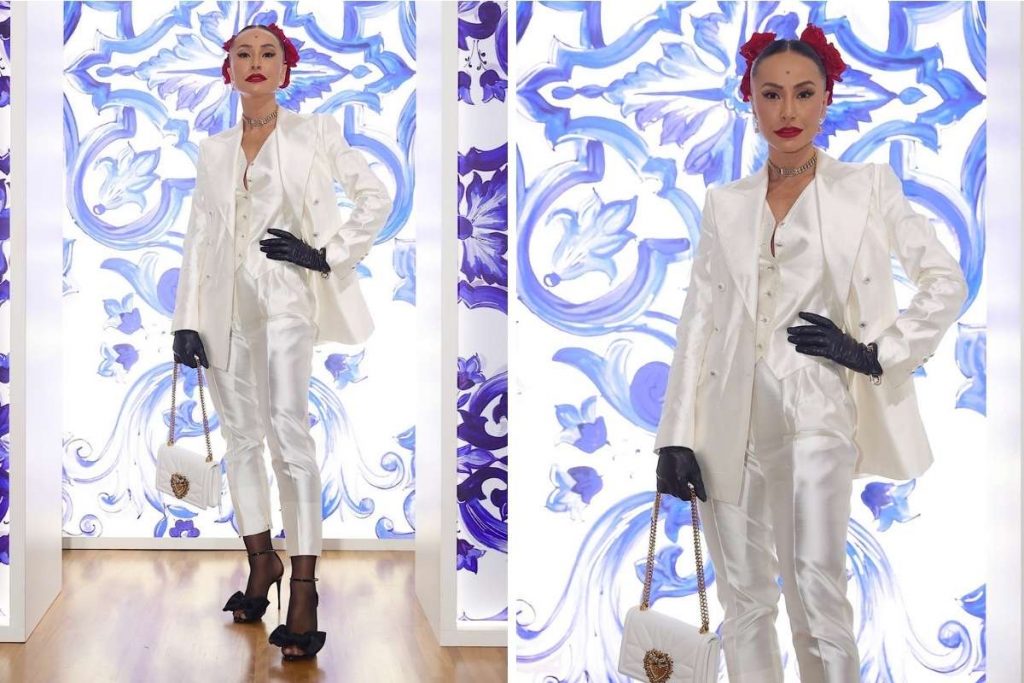 Sabrina Sato esbanja elegância em evento de moda
