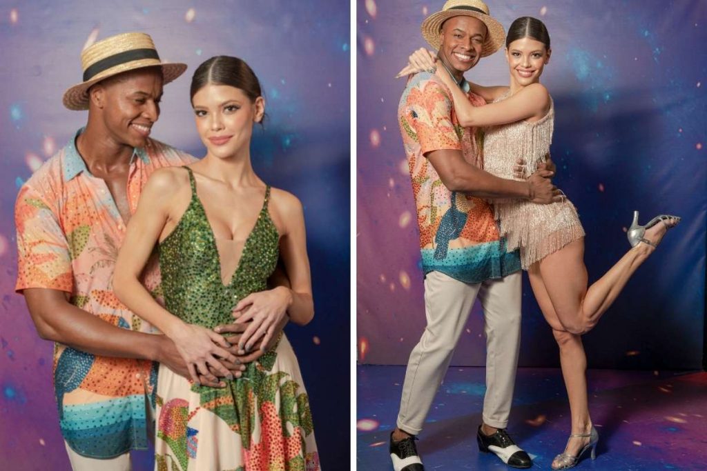 Look Vitória Strada na final da Dança dos Famosos