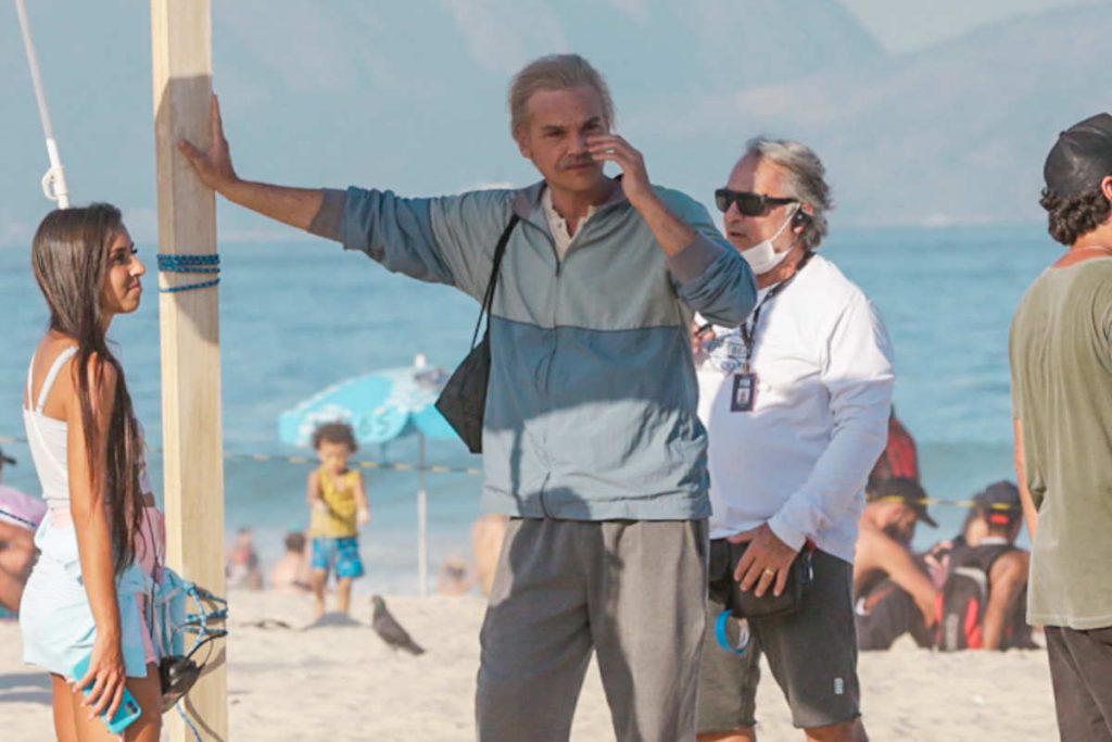 Emilio Dantas gravacao de serie Fim