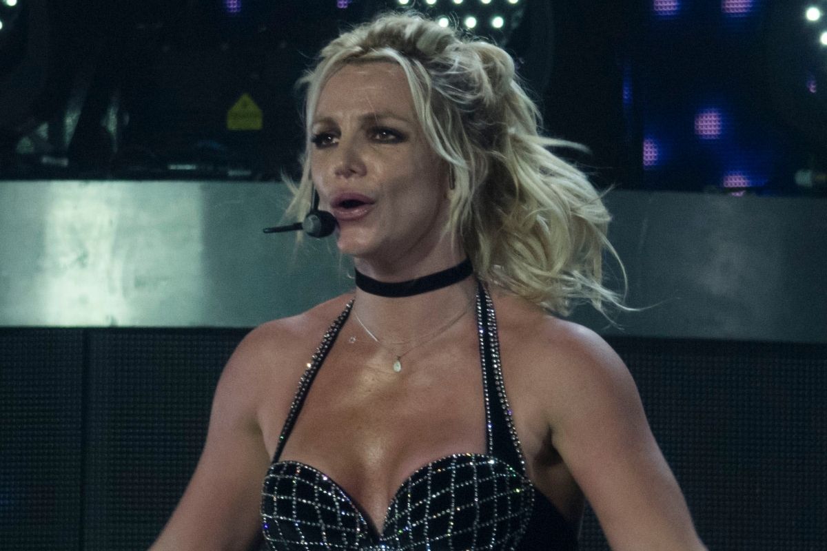 Britney Spears durante show em Las Vegas