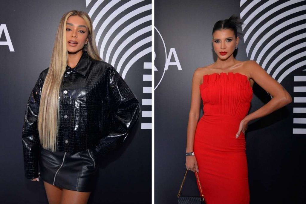 Brunna Gonçalves e Jakelyne Oliveira na festa de 10 anos da Sephora