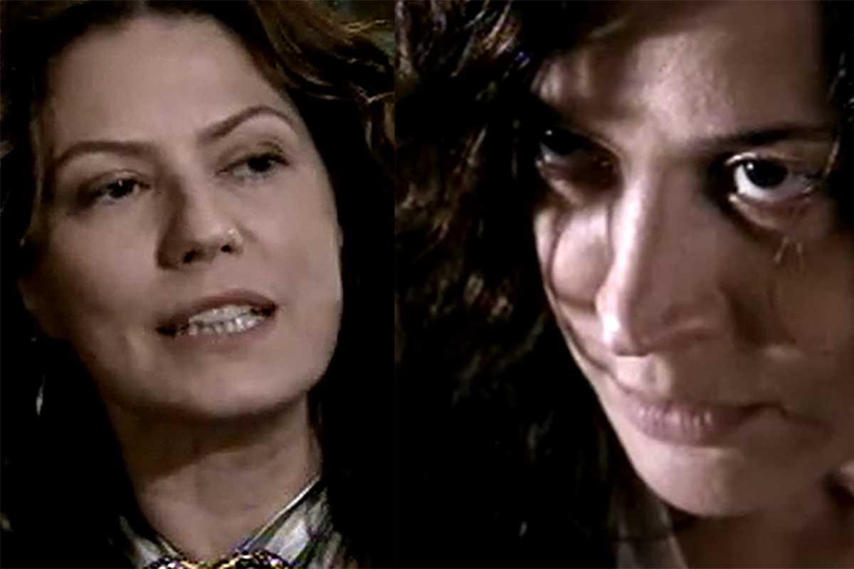 Flora (Patricia Pillar) e Donatela (Claudia Raia) em A Favorita