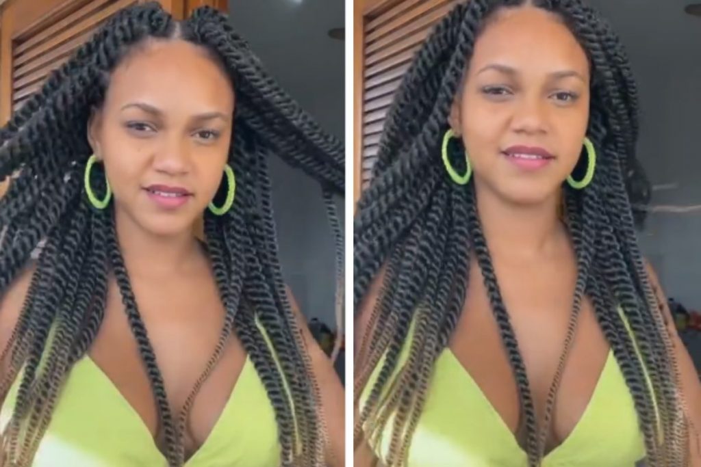 Jessilane com tranças