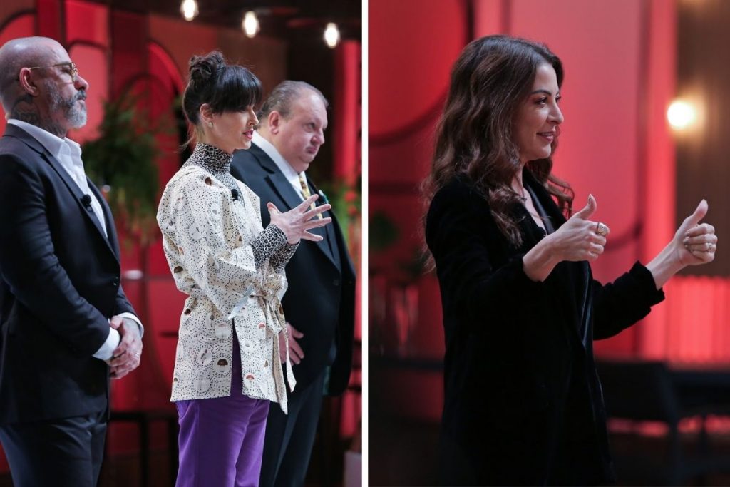 Jurados e Ana Paula Padrão durante a repescagem no Masterchef Brasil