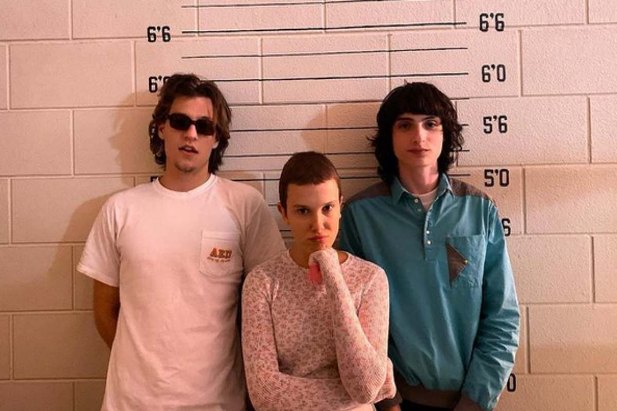 Millie Bobby Brown e elenco de Stranger Things