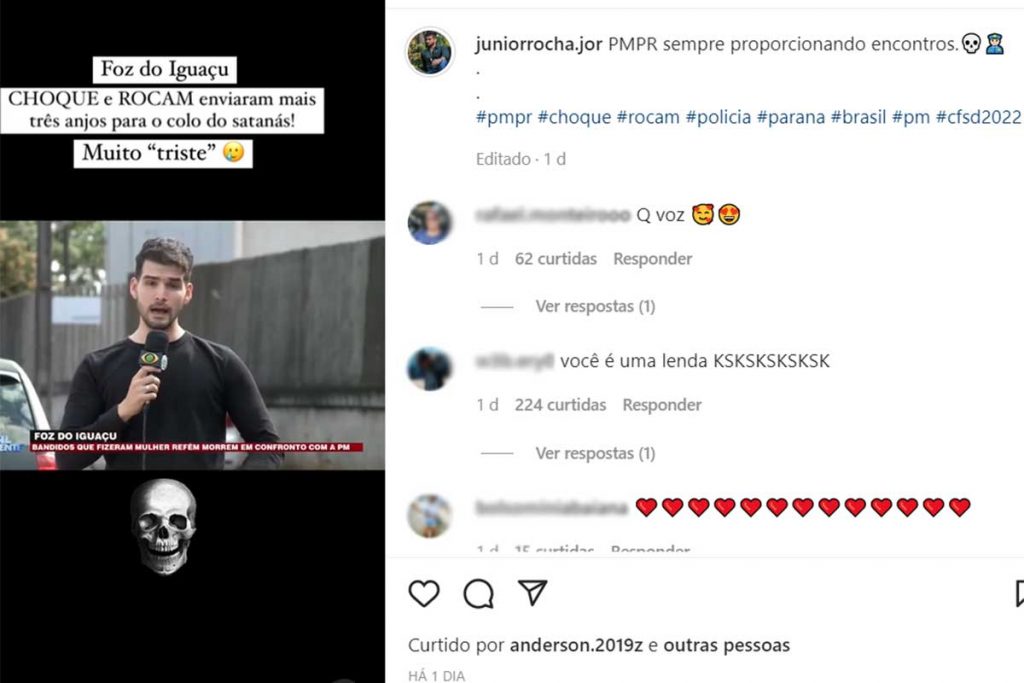 Júnior Rocha posta matéria ode usou música da Xuxa para anunciar mortes