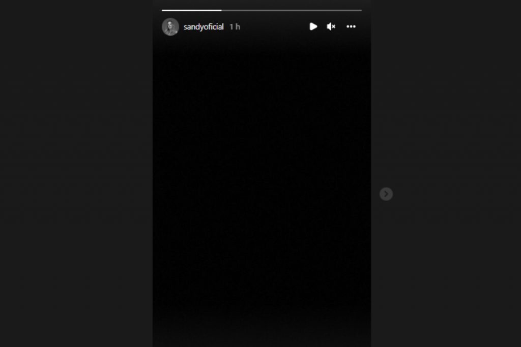 Sandy demonstrou luto por Patricia Kisser nos stories do Instagram