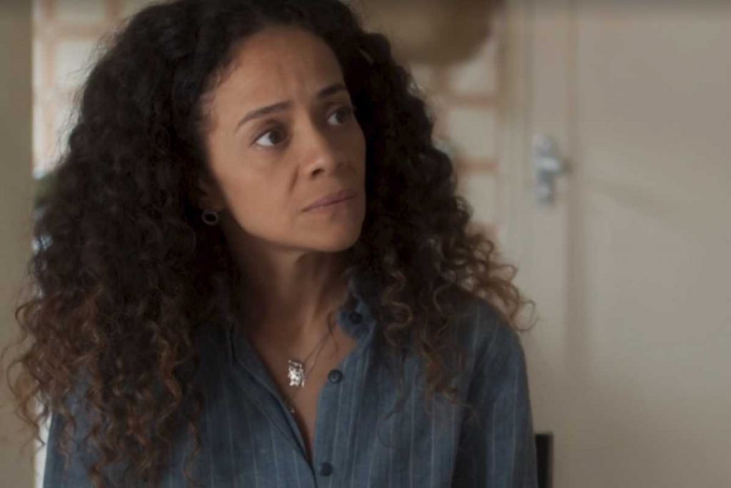 zuleica (aline borges) preocupada em conversa com tenório (murilo benicio) em pantanal