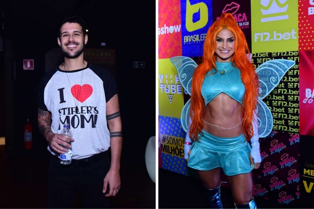 Rodrigo Mussi e Marina Ferrari no aniversário de Viih Tube