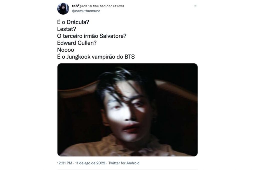 Fãs comparam Jungkook a Edward Cullen