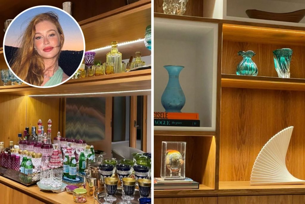 Marina Ruy Barbosa mostra detalhes da decoração de Sua casa