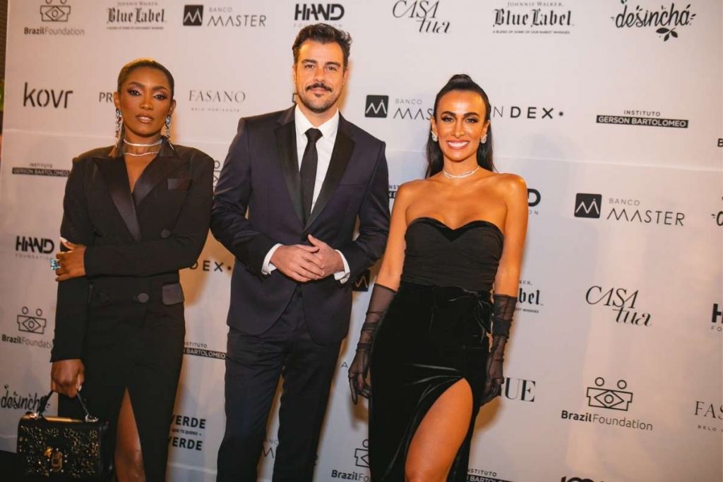 Erika Januza, Joaquim Lopes e Sílvia Braz