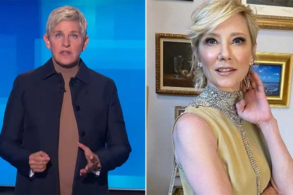 Fotomontagem Ellen DeGeneres e Anne Heche