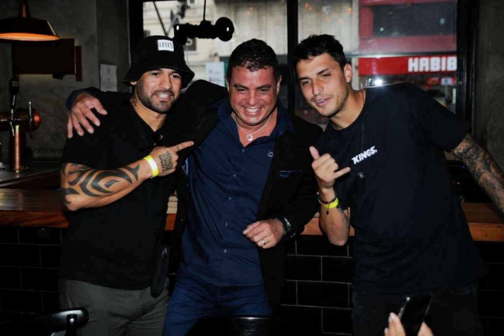 Hadson Nery, Dhomini e Felipe Prior juntos