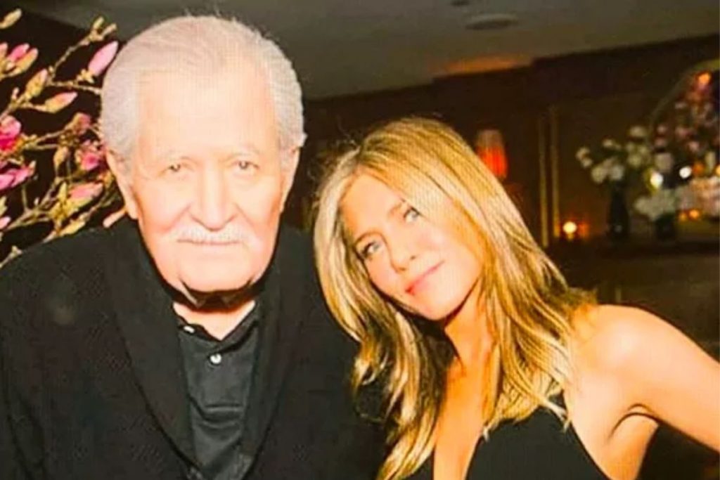 jennifer aniston com seu pai