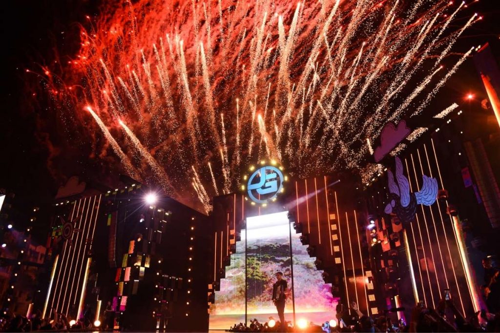 Palco gravação de João Gomes em Recife