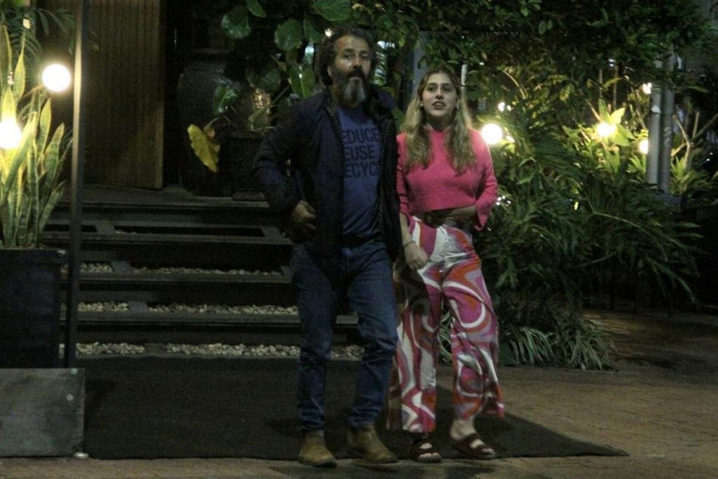Marcos Palmeira e a filha, Júlia