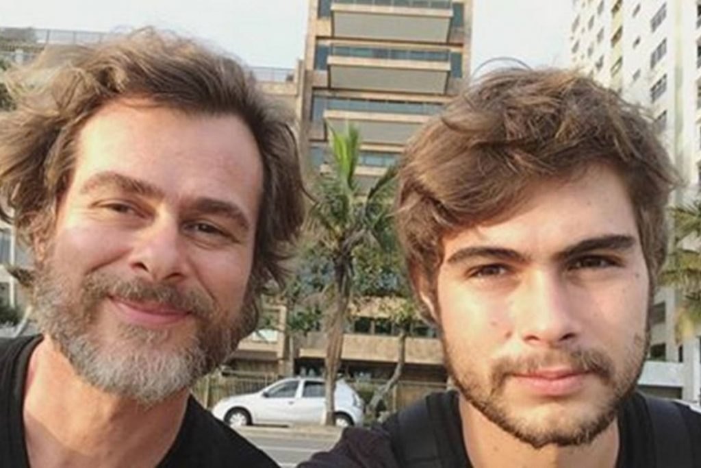 rafa vitti com o pai