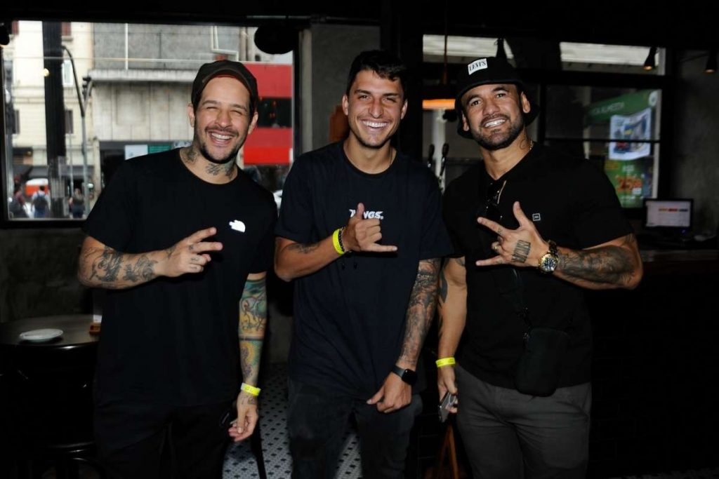 Rafinha, Felipe Prior e Hadson Nery