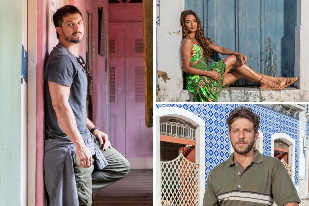 Lucy Alves, Rômulo Estrela e Chay Suede