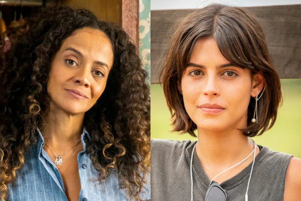 Zuleica (Aline Borges) e Guta (Julia Dalavia) - retrato de ambas