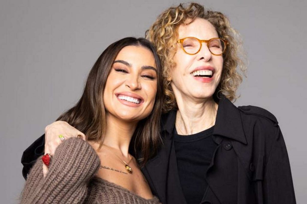 Bianca Rosa com Marilia Gabriela posadas