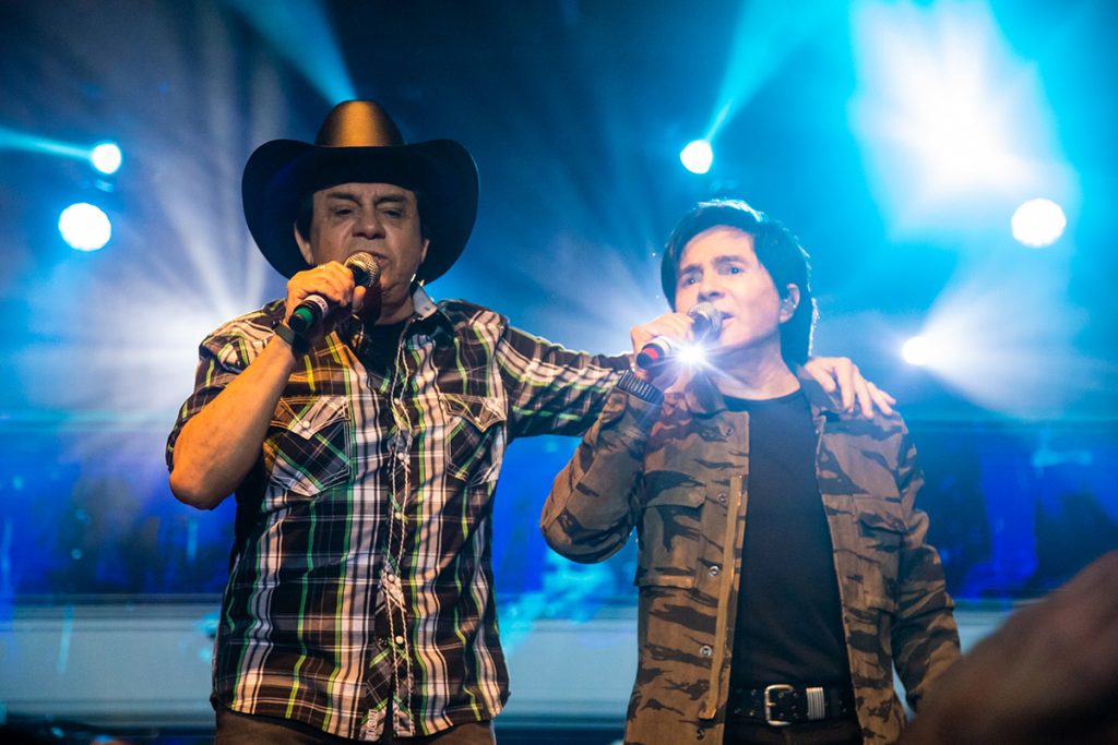 Chitãozinho e Xororó fizeram questão de se apresentar no Patfest