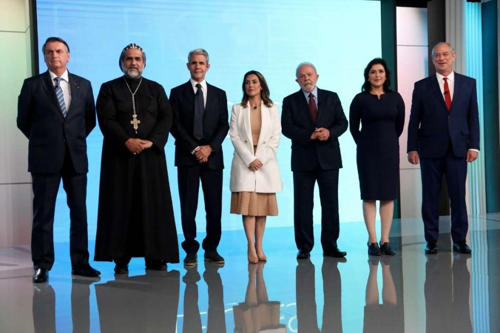 Candidatos à Presidência da República no Debate da Globo
