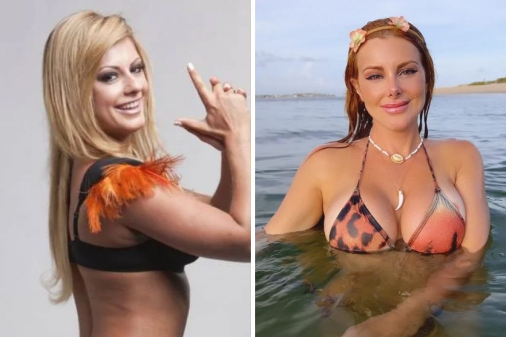 Deborah Albuquerque Antes e depois de silicone nos seios