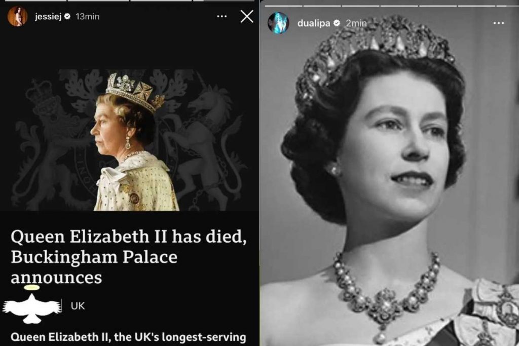 Homenagem para Elizabeth II
