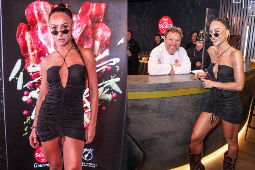 Sabrina Sato e Cloude Rock In Rio